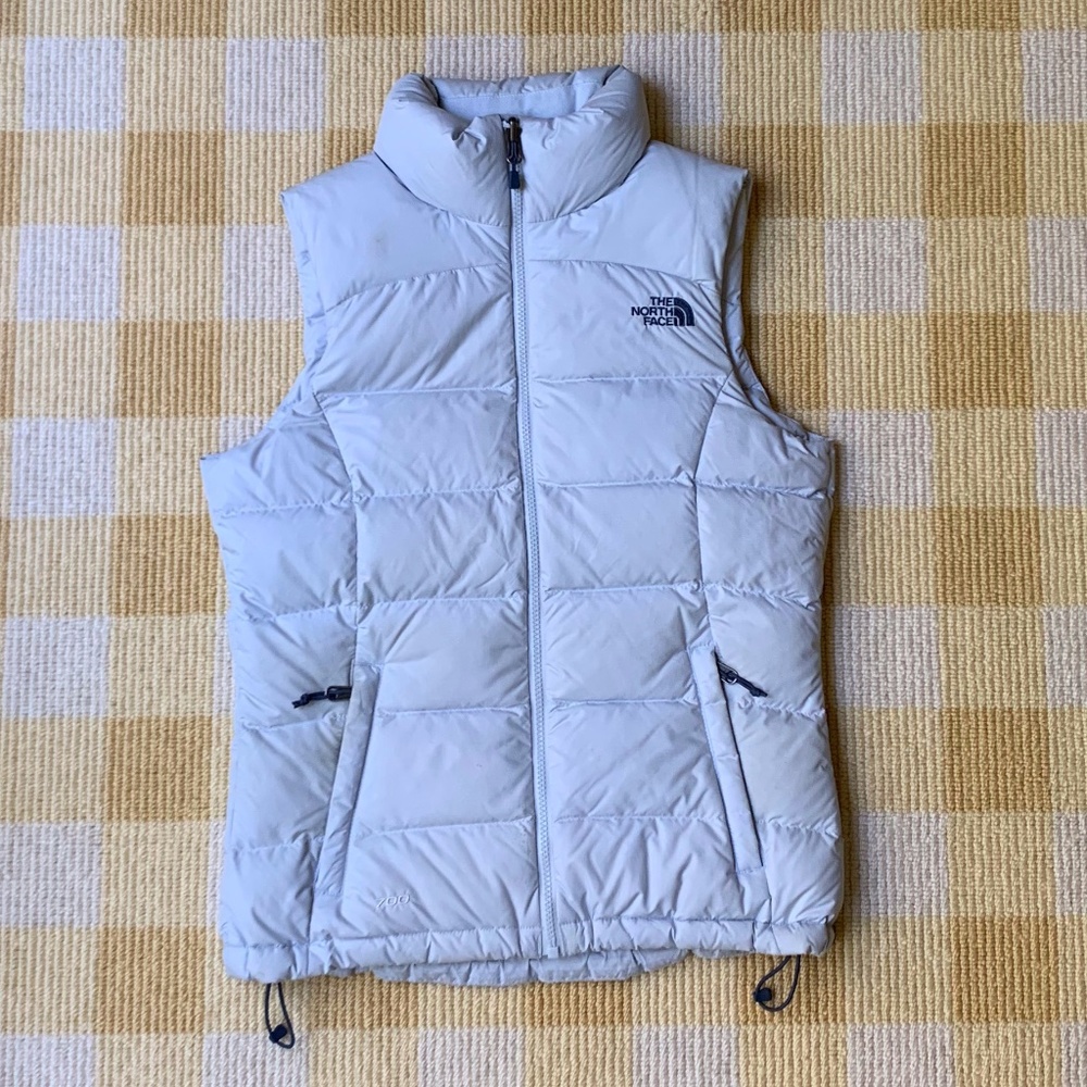 The North Face White Puffer Vest